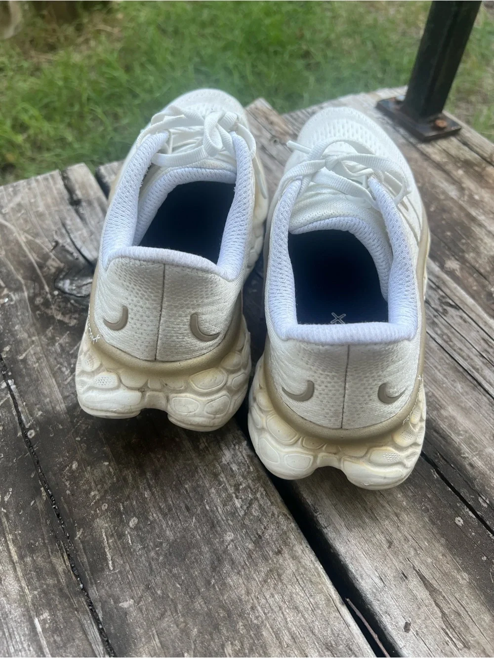 New Balance Women's White Athletic Running Sneakers